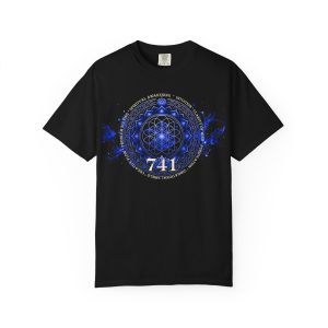 741Hz Solfeggio Frequency Unisex T-Shirt – Speak Your Truth. Live with Clarity.