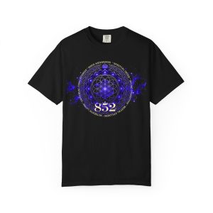 852Hz Solfeggio Frequency Unisex T-Shirt – Awaken Your Intuition. Elevate Your Mind.